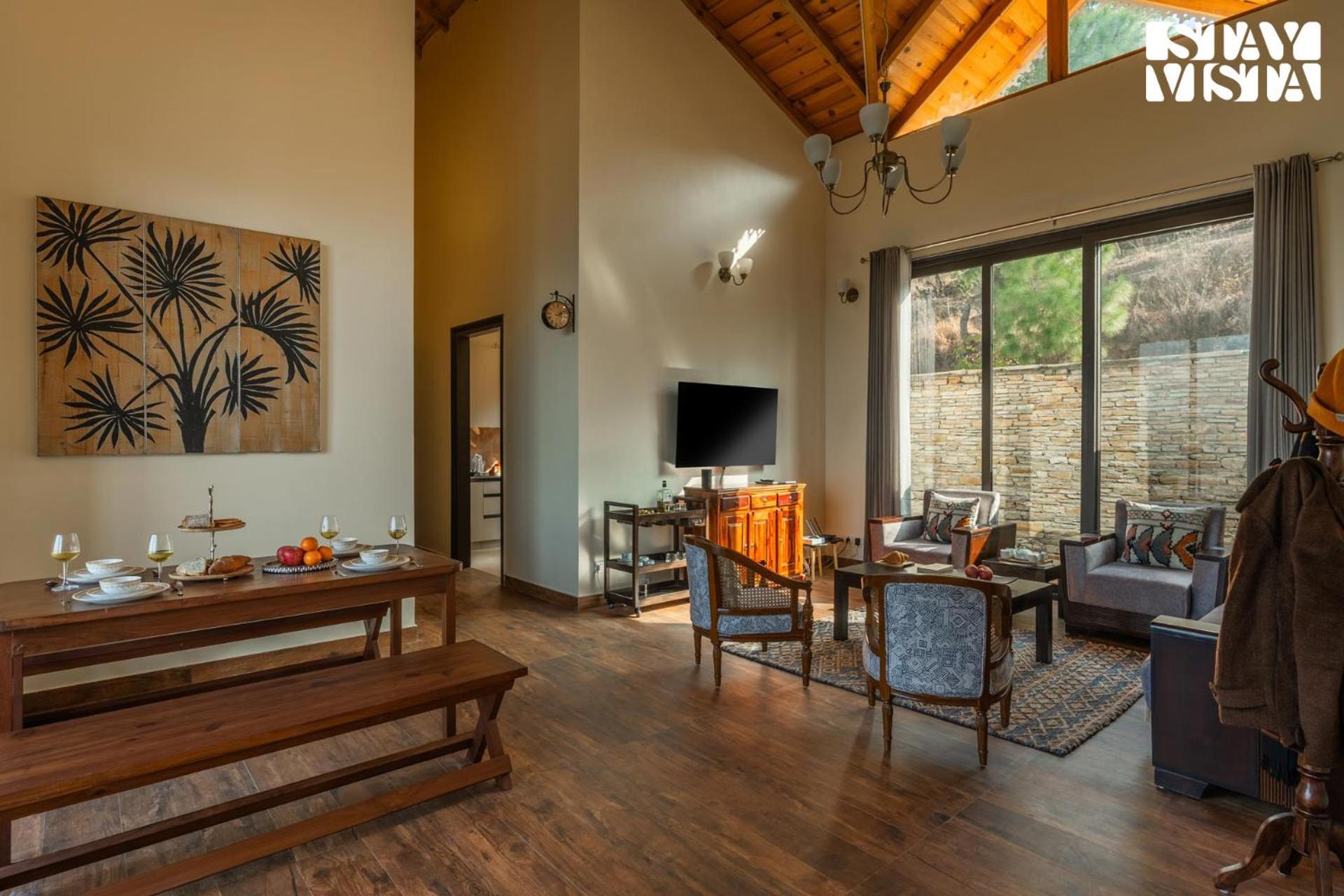 Stayvista At Amulyam Villa With Lawn & Bonfire Муктесвар Екстериор снимка